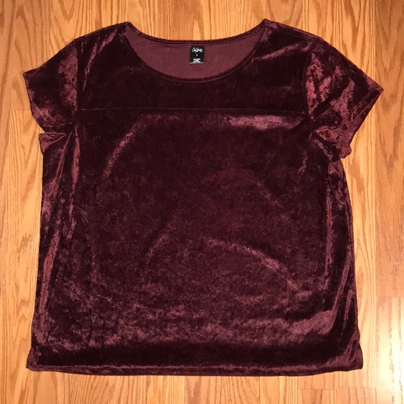 City Streets Tops - Shirt (velvet material)
